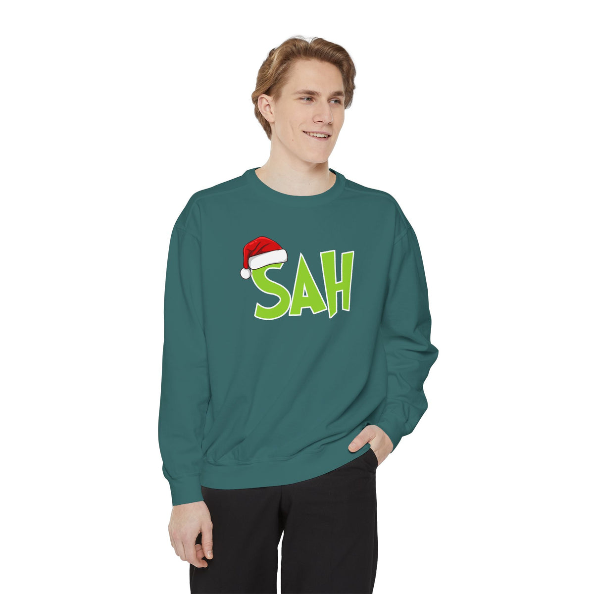SAH GRINCH COMFORT COLORS CREWNECK