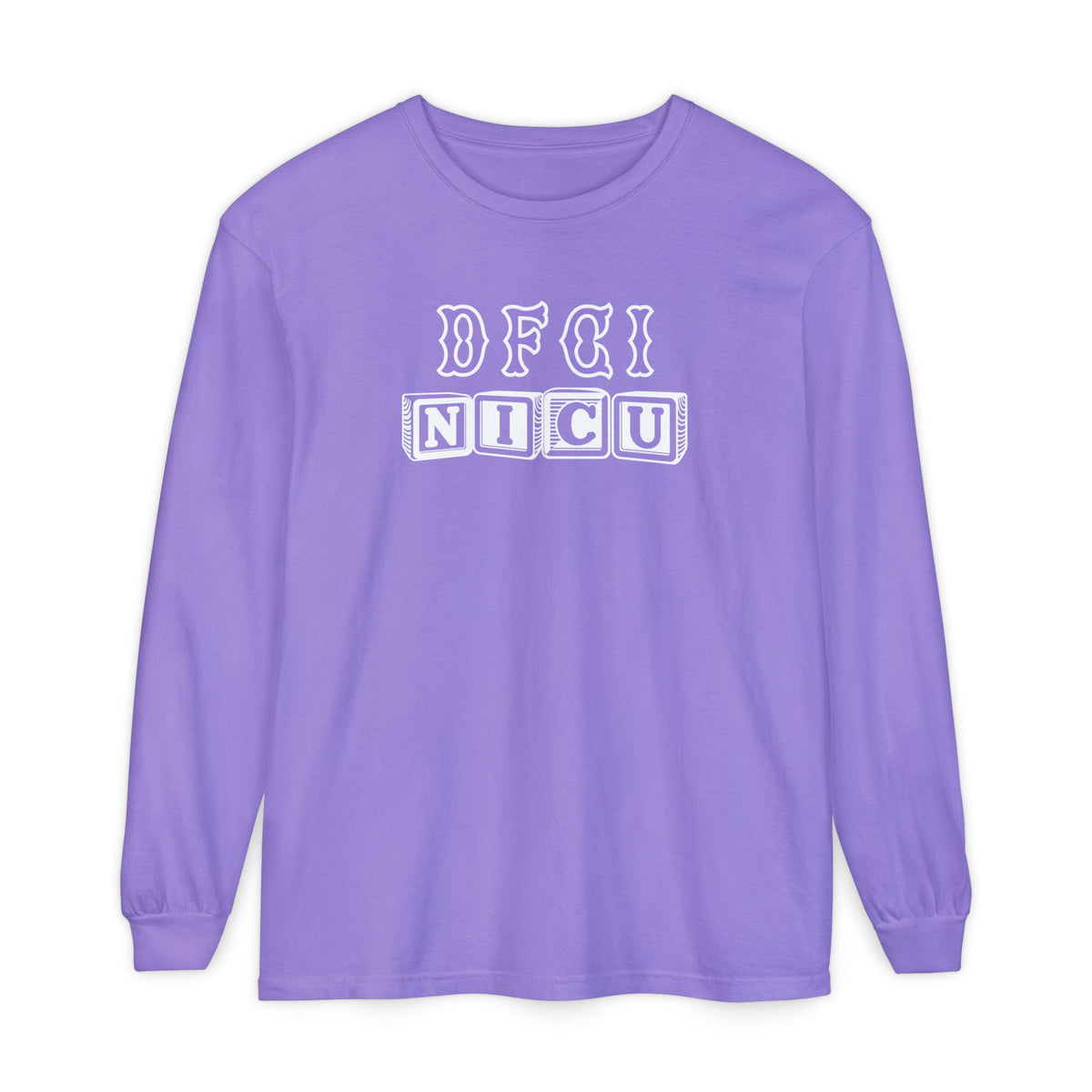 DFCI BLOCK LETTERS NICU LONG SLEEVE