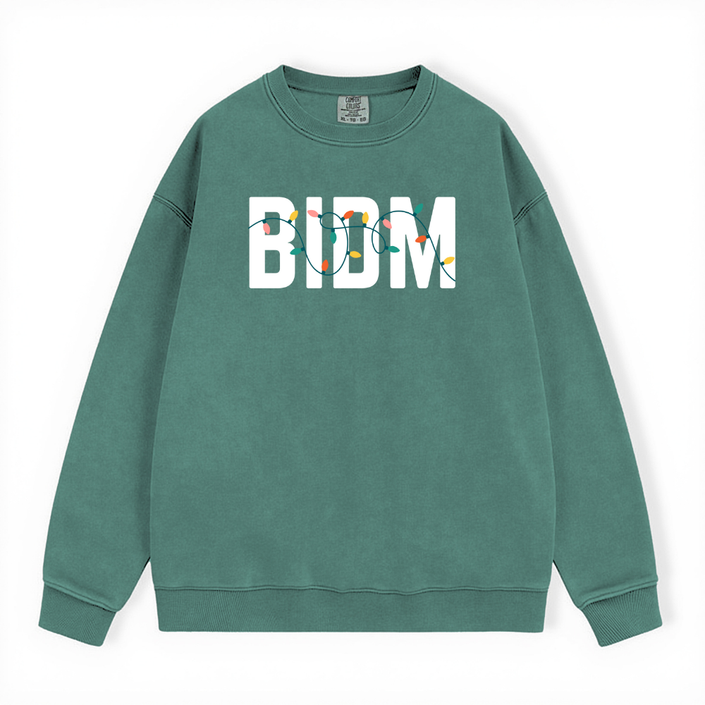 BIDM ALL STAFF HOLIDAY CREWNECK