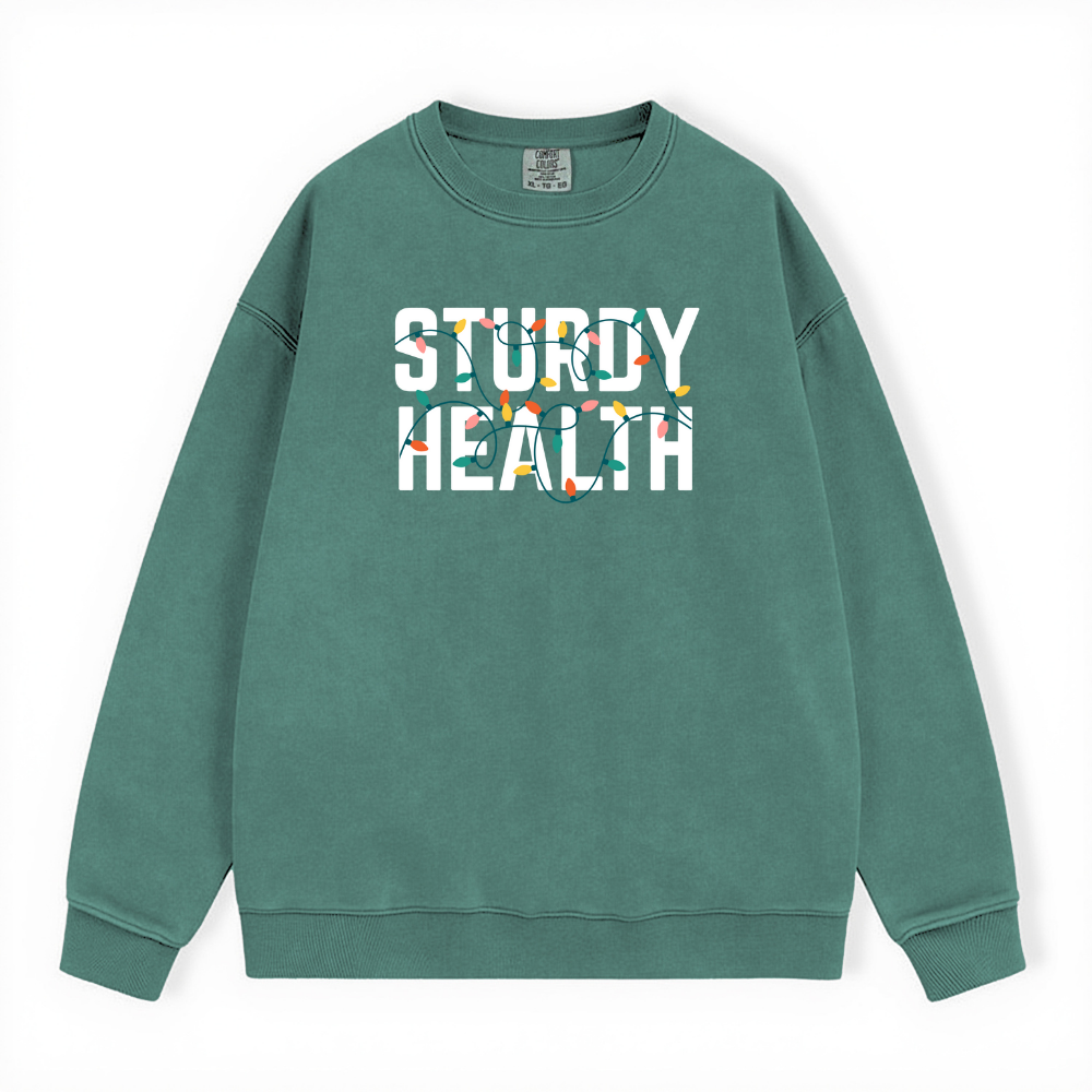 STURDY HEALTH ALL STAFF HOLIDAY CREWNECK