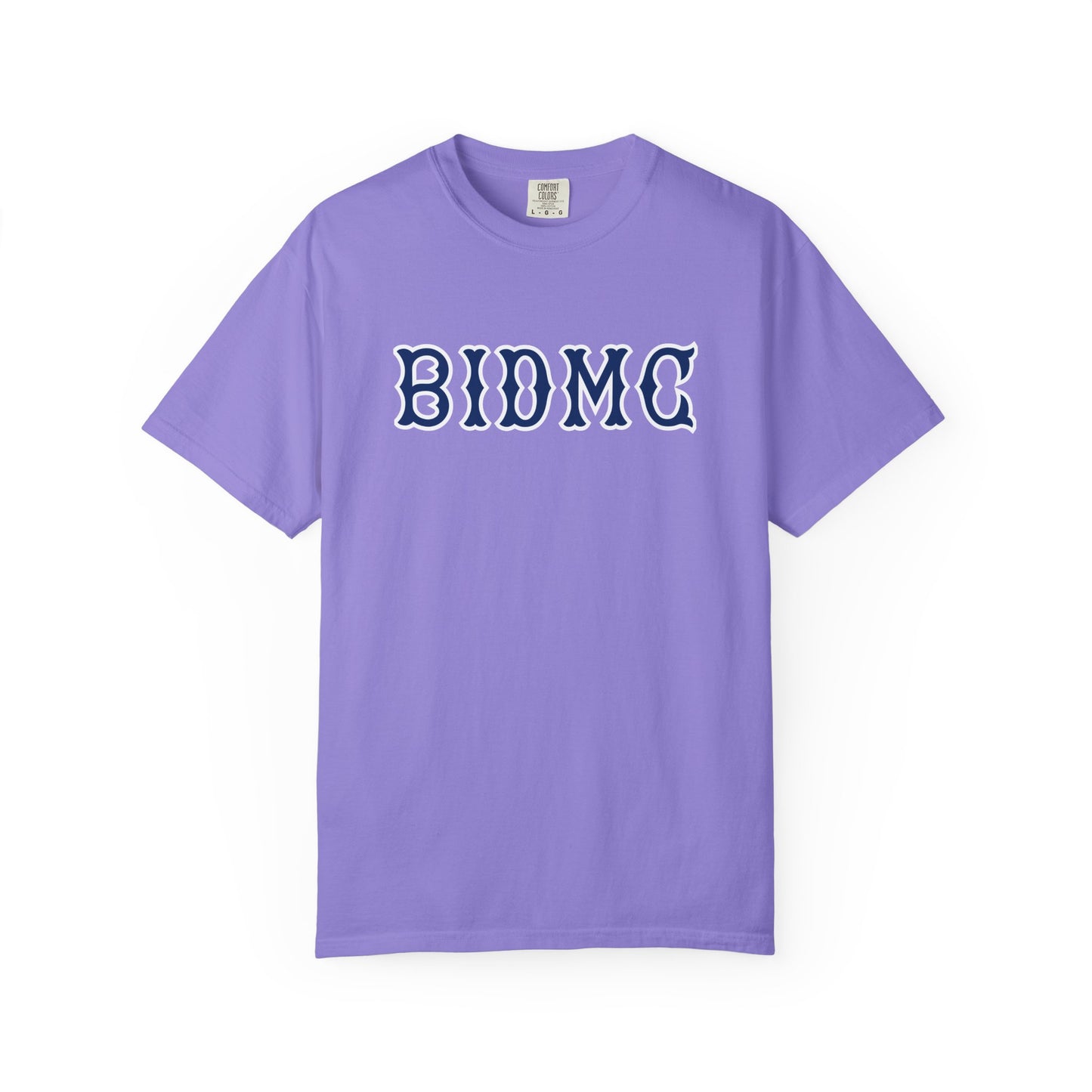 BIDMC NAVY SOX LETTERS TEE