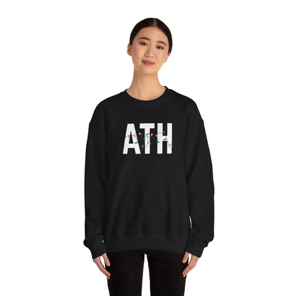 ATH HOLIDAY LIGHTS HEAVY BLEND CREWNECK