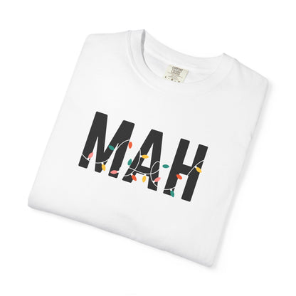 MAH HOLIDAY LIGHTS T-SHIRT - WHITE