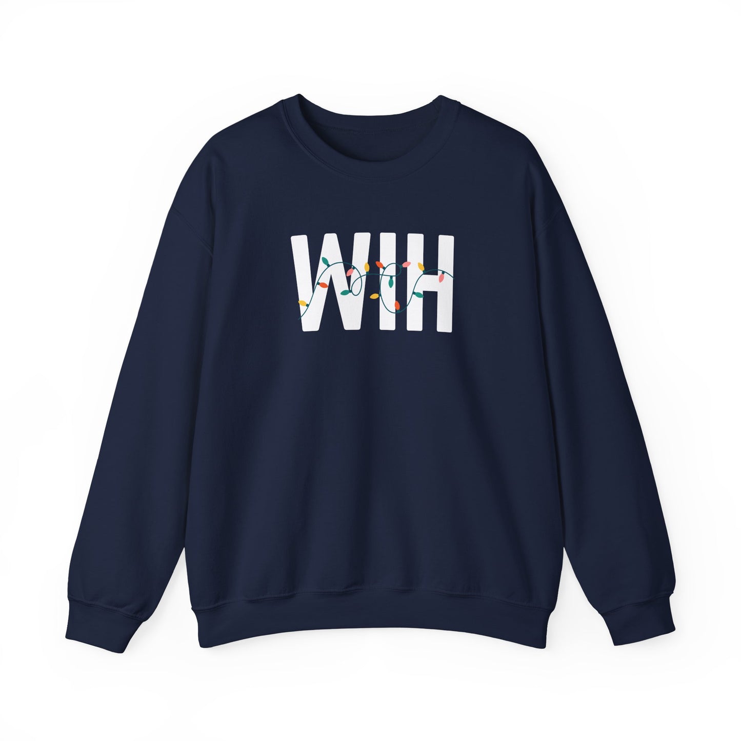 WIH HOLIDAY LIGHTS HEAVY BLEND CREWNECK