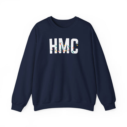 HMC HOLIDAY LIGHTS HEAVY BLEND CREWNECK