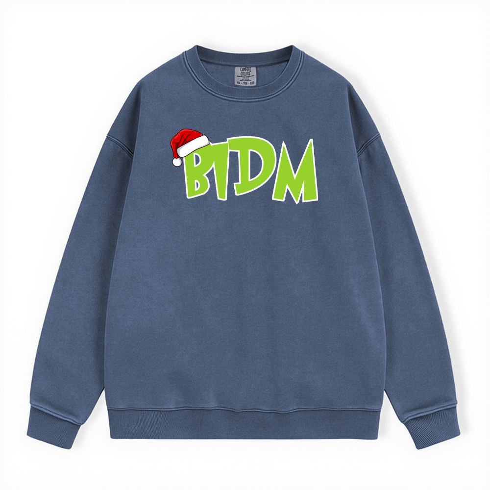 BIDM GRINCH COMFORT COLORS CREWNECK