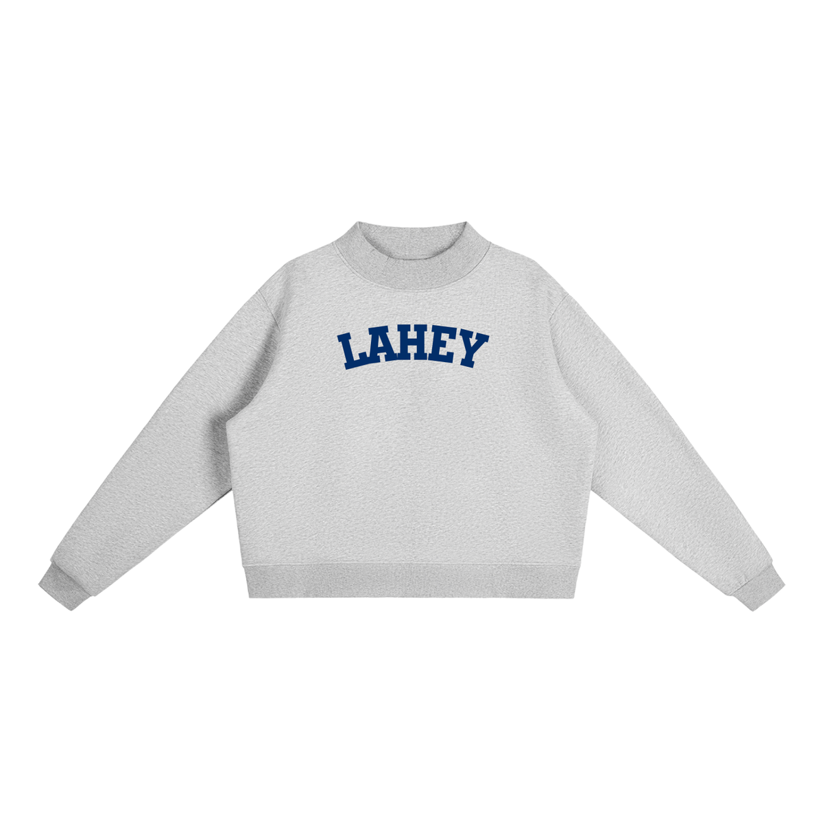 LAHEY BLOCK LETTERS MOCK NECK
