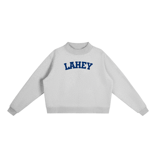 LAHEY BLOCK LETTER MOCK NECK