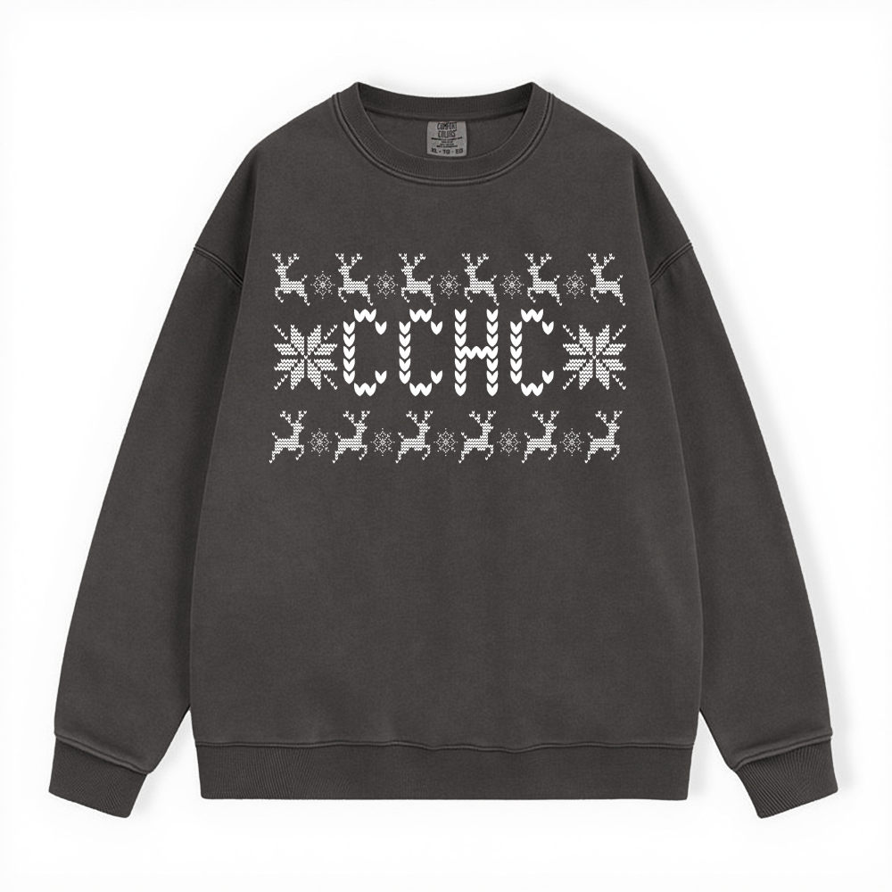 CCHC UGLY SWEATER COMFORT COLORS CREWNECK