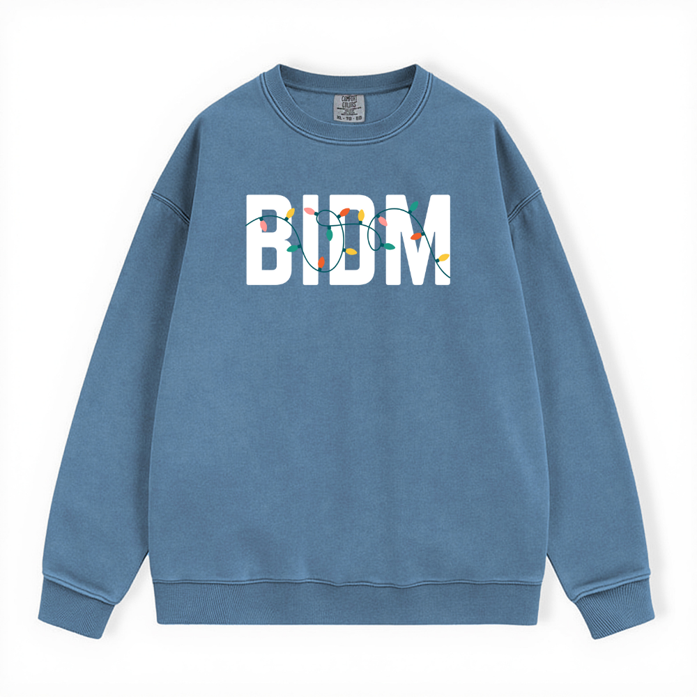 BIDM ALL STAFF HOLIDAY CREWNECK