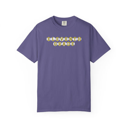 ELEVENTH GRADE YELLOW PLAYER LETTERS T-SHIRT