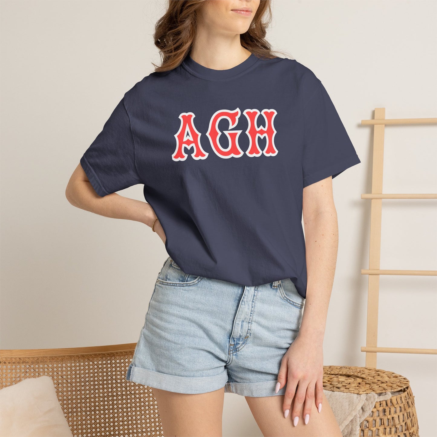AGH SOX LETTERS TEE