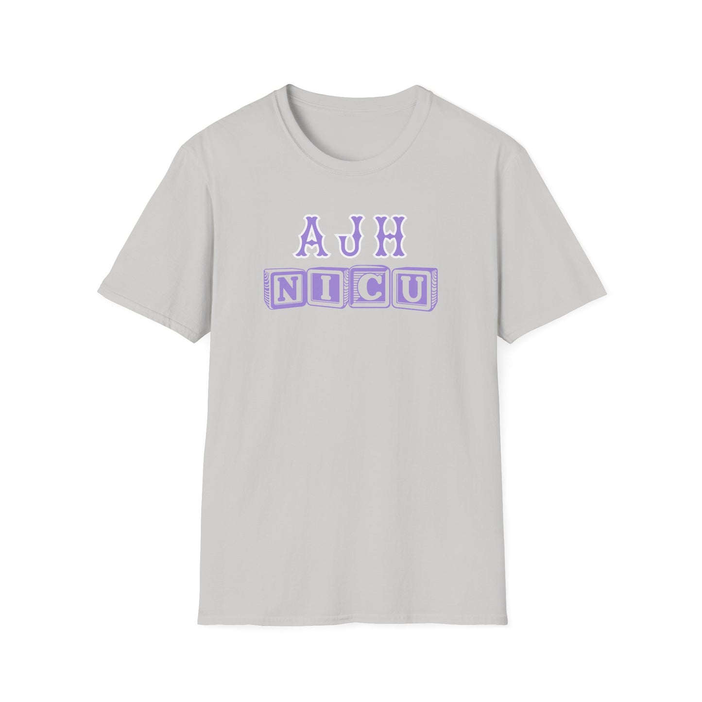 AJH BLOCK LETTERS NICU TEE