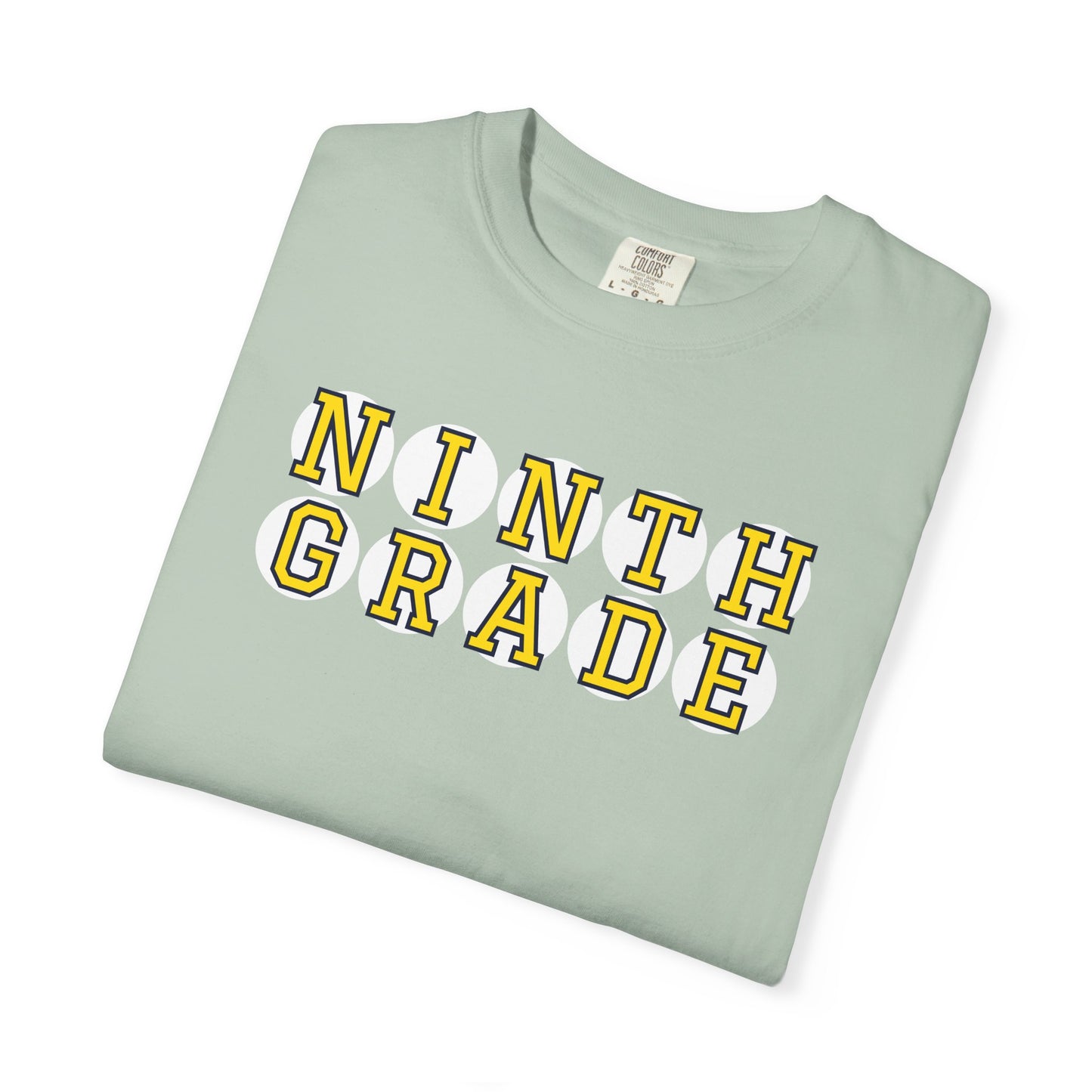 NINTH GRADE YELLOW PLAYER LETTERS T-SHIRT