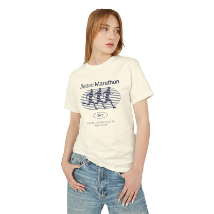 HOPKINGTON TO BOYLSTON HEAVYWEIGHT COTTON TEE