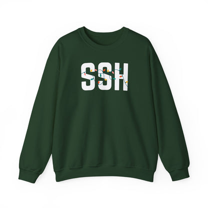 SSH HOLIDAY LIGHTS HEAVY BLEND CREWNECK
