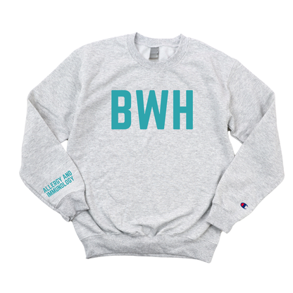 BWH ALLERGY AND IMMUNOLOGY CHAMPION CREWNECK
