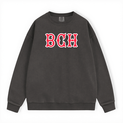 BCH SOX LETTERS CREWNECK