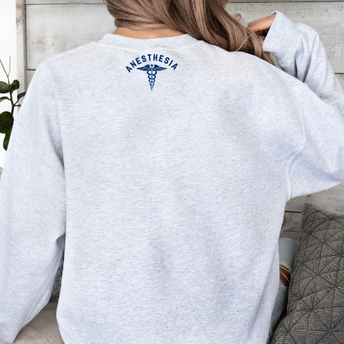 NAVY MEE ANESTHESIA OPERATING ROOM CHAMPION CREWNECK