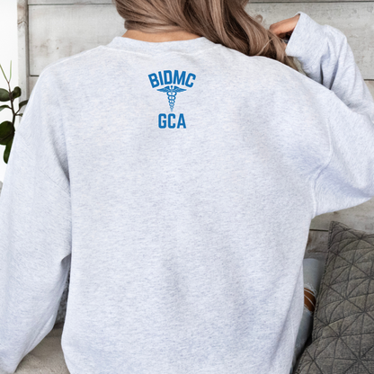 ROYAL BLUE BIDMC CANCER GENETICS CREWNECK