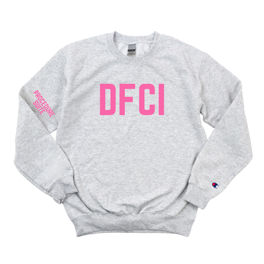 MULTI BLUE DFCI PROCEDURE SUITE CHAMPION CREWNECK