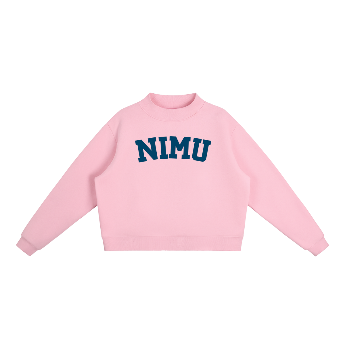 NIMU BLOCK LETTER MOCK NECK