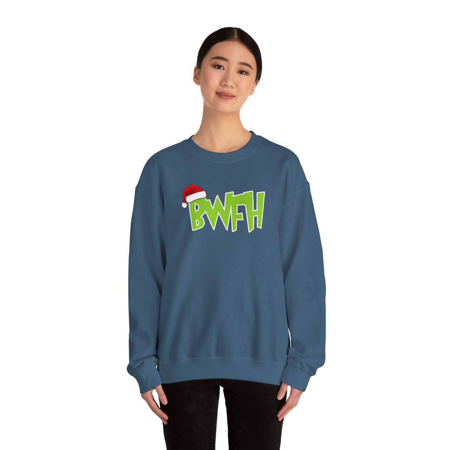 BWFH GRINCH HEAVY BLEND CREWNECK