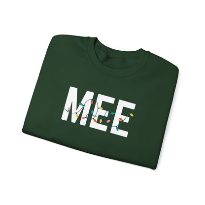 MEE HOLIDAY LIGHTS HEAVY BLEND CREWNECK