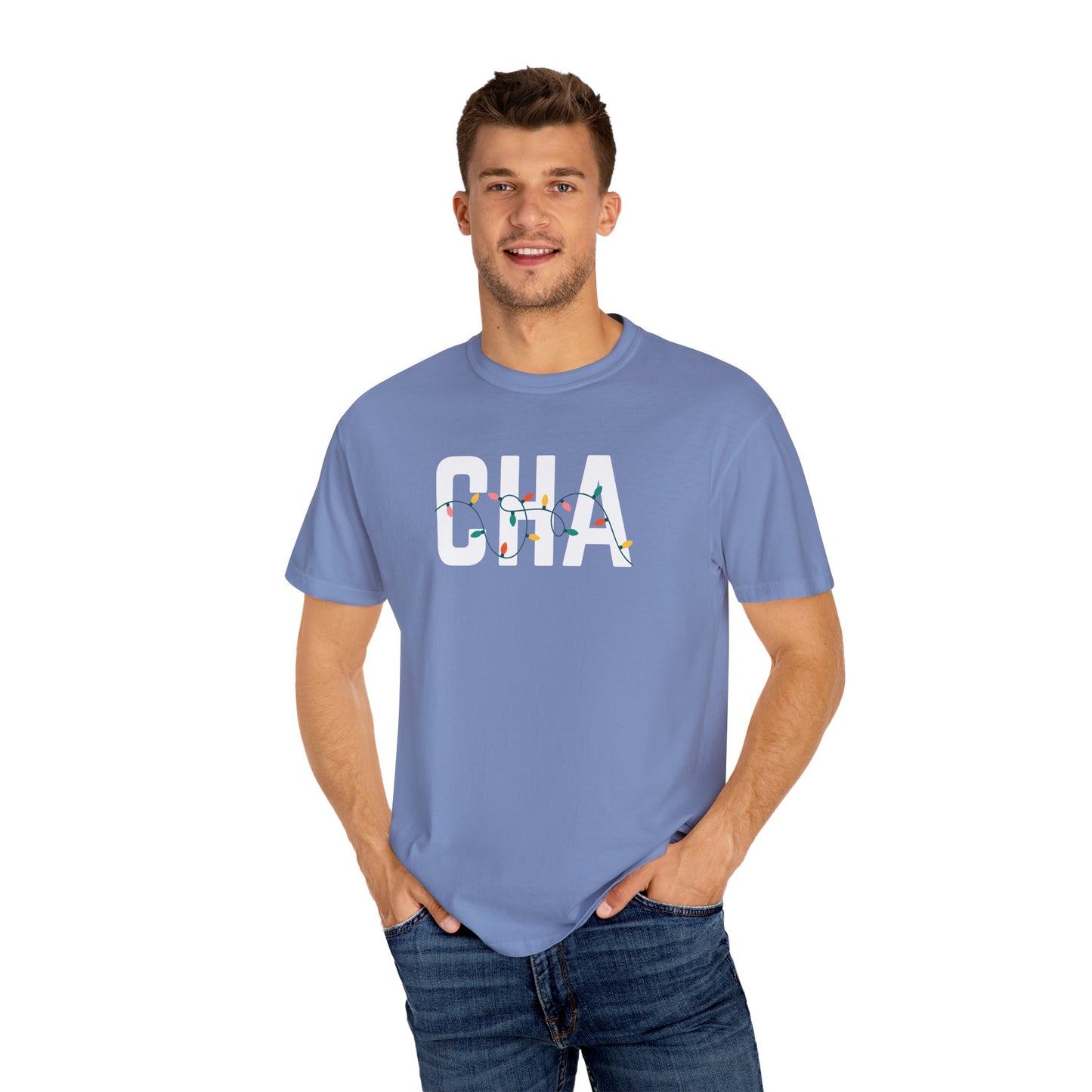 CHA HOLIDAY LIGHTS T-SHIRT