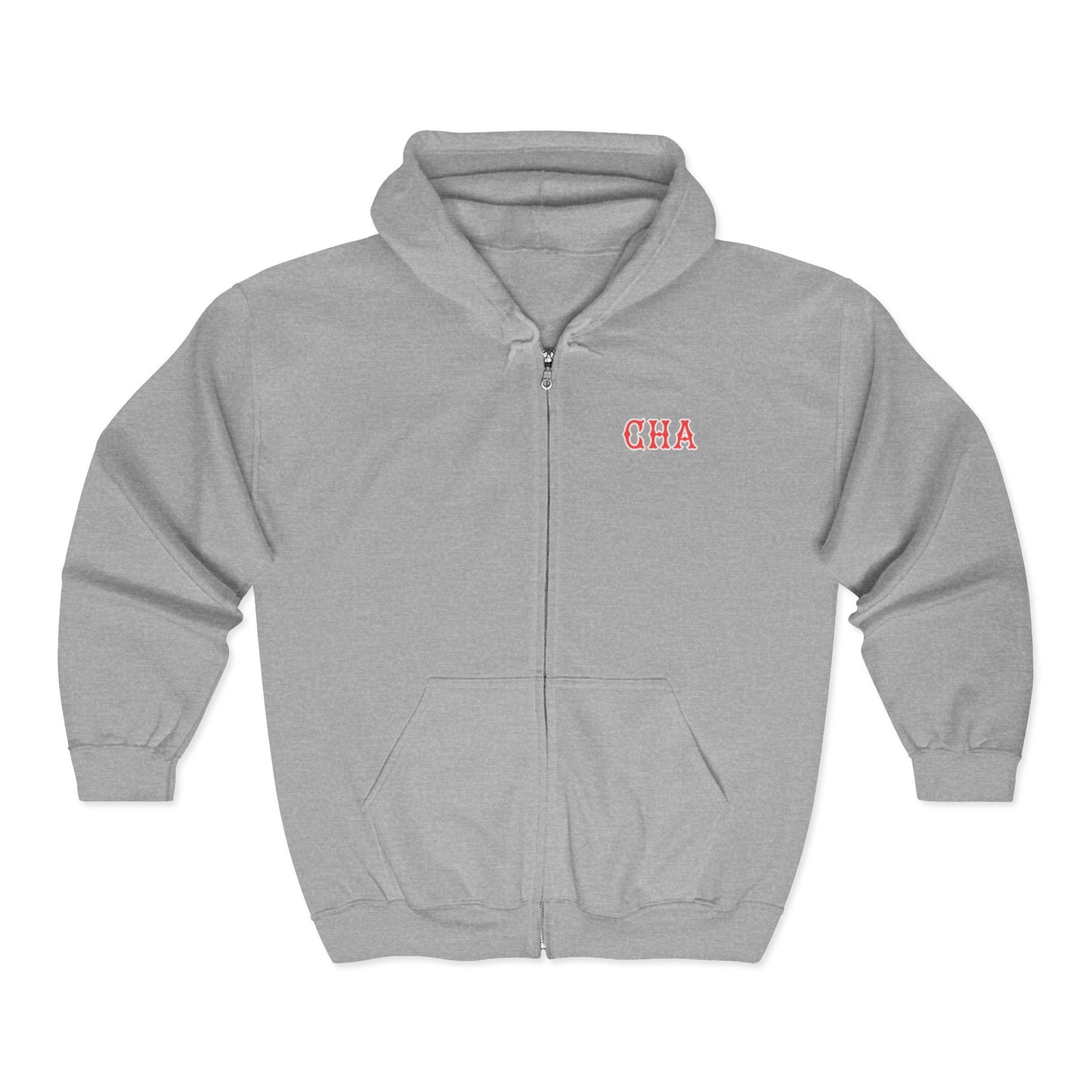 CHA SOX LETTERS HEAVY BLEND FULL ZIP HOODIE