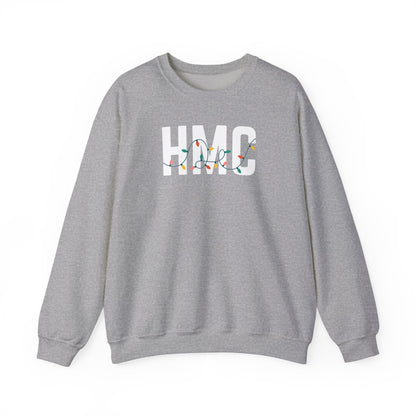 HMC HOLIDAY LIGHTS HEAVY BLEND CREWNECK