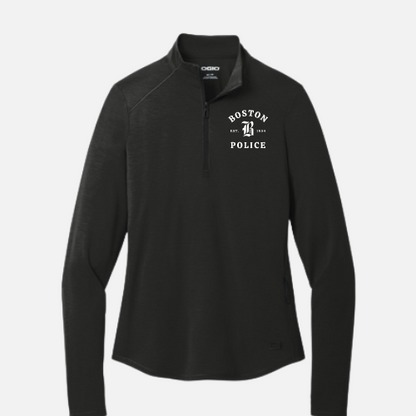 BOSTON POLICE WOMEN'S QUARTER ZIP