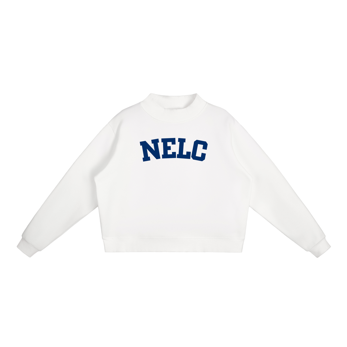 NELC BLOCK LETTER MOCK NECK