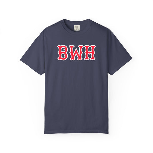 BWH SOX LETTERS TEE