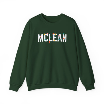 MCLEAN HOLIDAY LIGHTS HEAVY BLEND CREWNECK