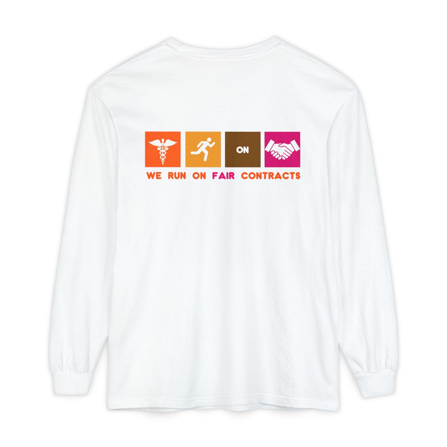 UNION NURSE COMFORT COLORS LONG SLEEVE