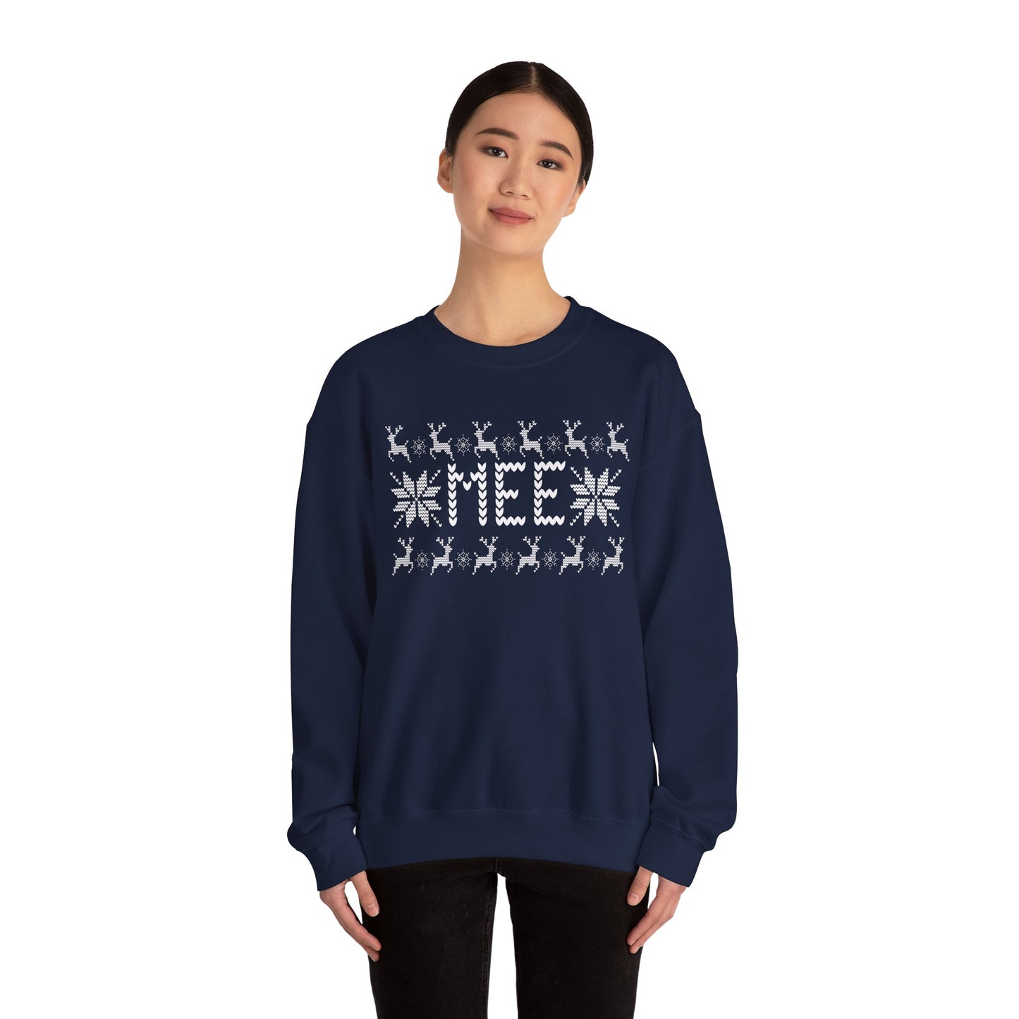 MEE UGLY SWEATER HEAVY BLEND CREWNECK