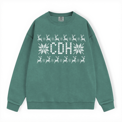 CDH UGLY SWEATER COMFORT COLORS CREWNECK