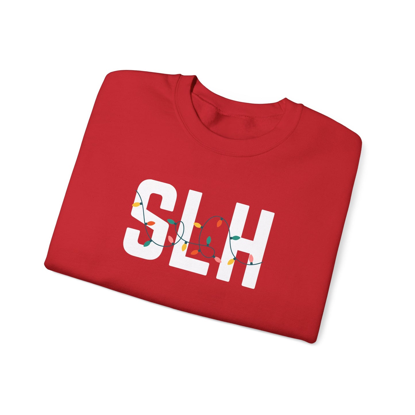 SLH HOLIDAY LIGHTS HEAVY BLEND CREWNECK