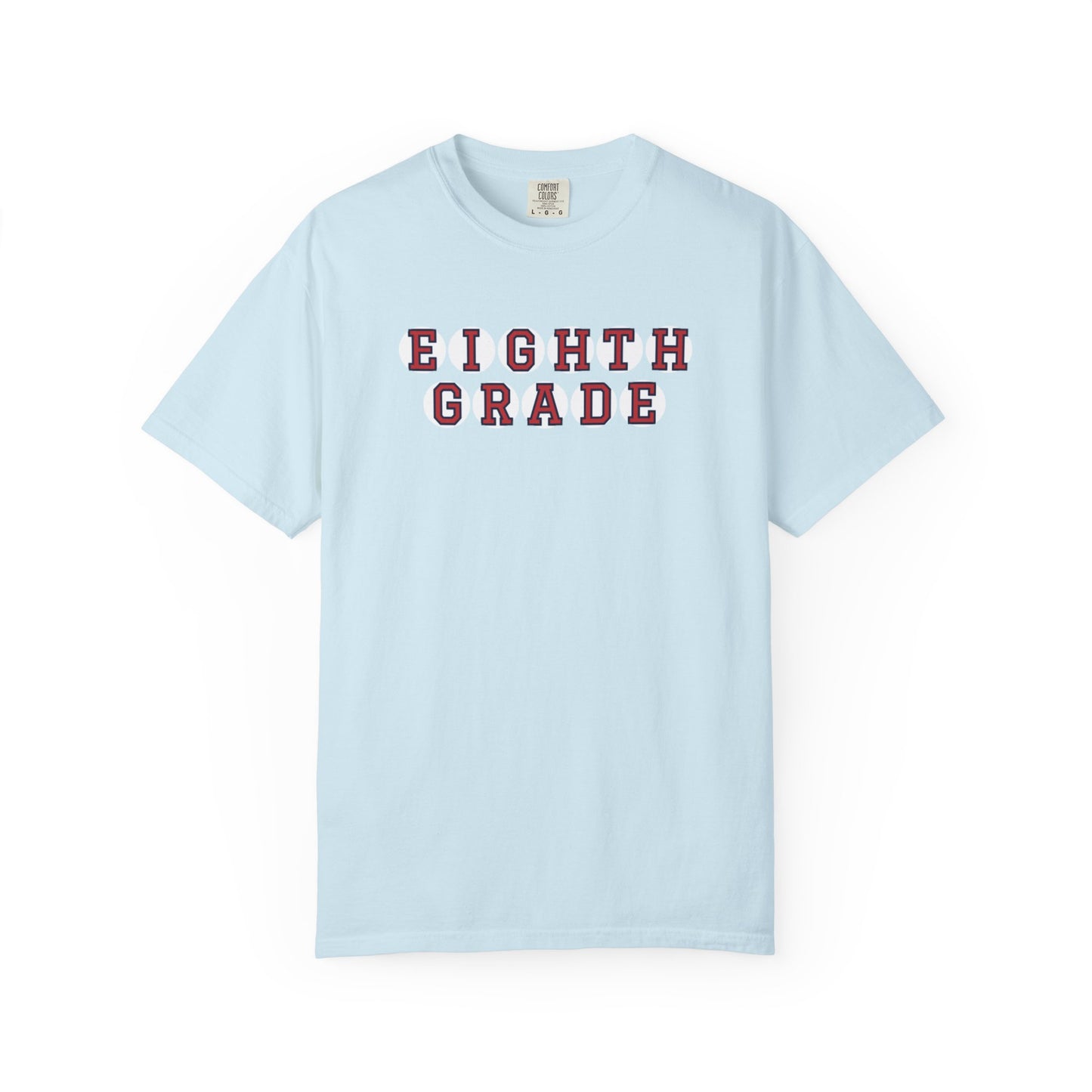 EIGHTH GRADE RED PLAYER LETTERS T-SHIRT