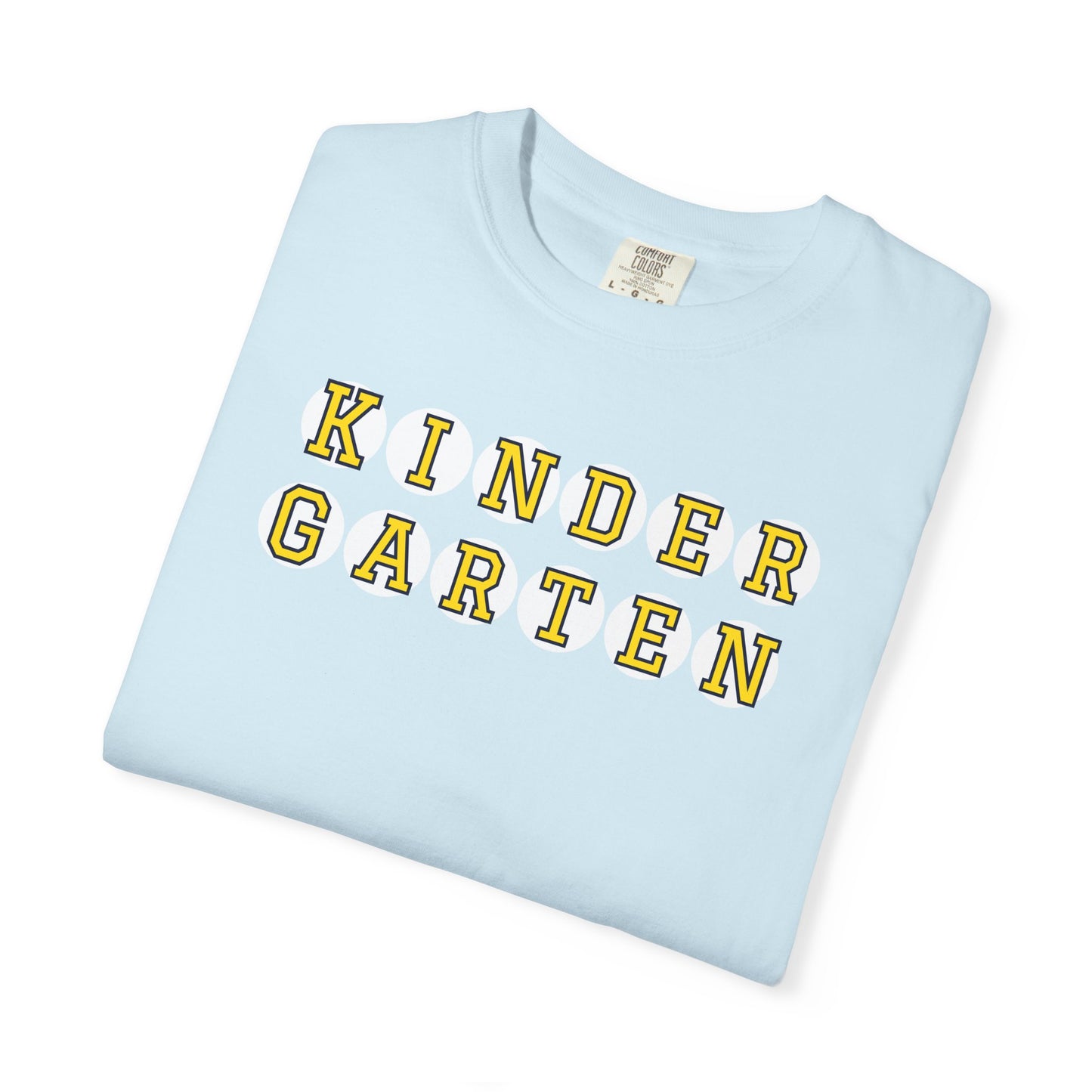 KINDERGARTEN YELLOW PLAYER NUMBER T-SHIRT
