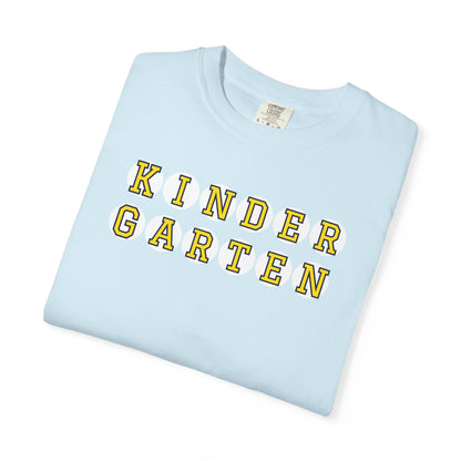 KINDERGARTEN YELLOW PLAYER NUMBER T-SHIRT
