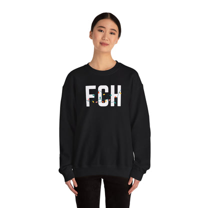 FCH HOLIDAY LIGHTS HEAVY BLEND CREWNECK