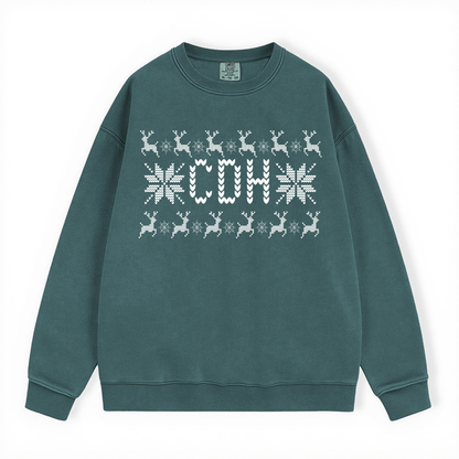 CDH UGLY SWEATER COMFORT COLORS CREWNECK