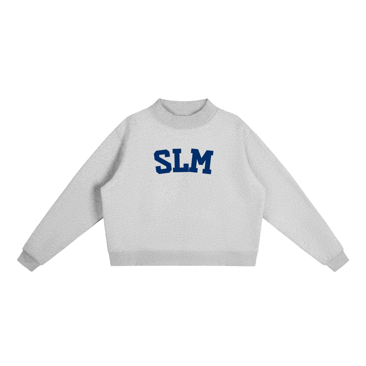 SLM BLOCK LETTERS MOCK NECK