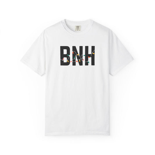 BNH HOLIDAY LIGHTS T-SHIRT - WHITE