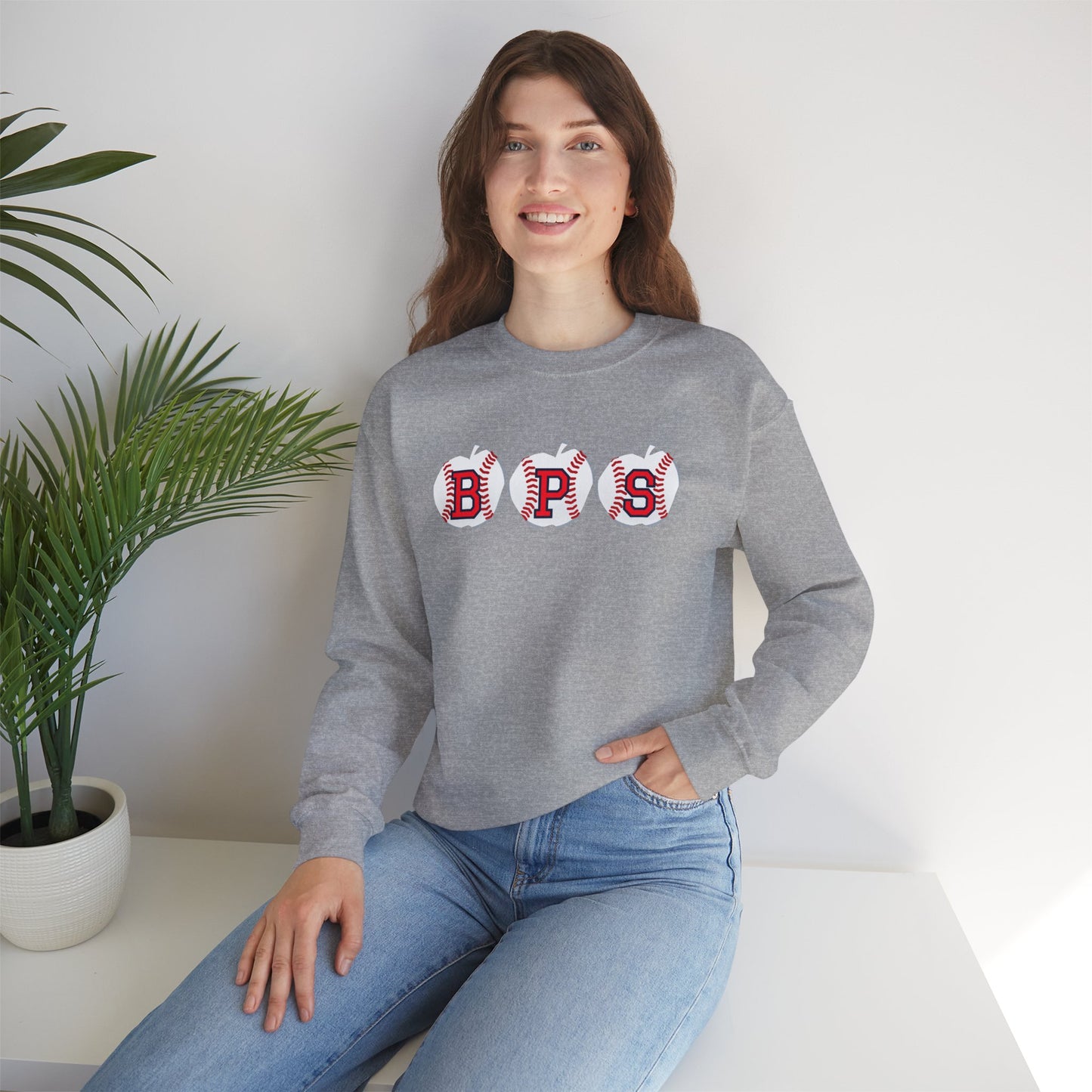 BPS APPLE GILDAN CREWNECK
