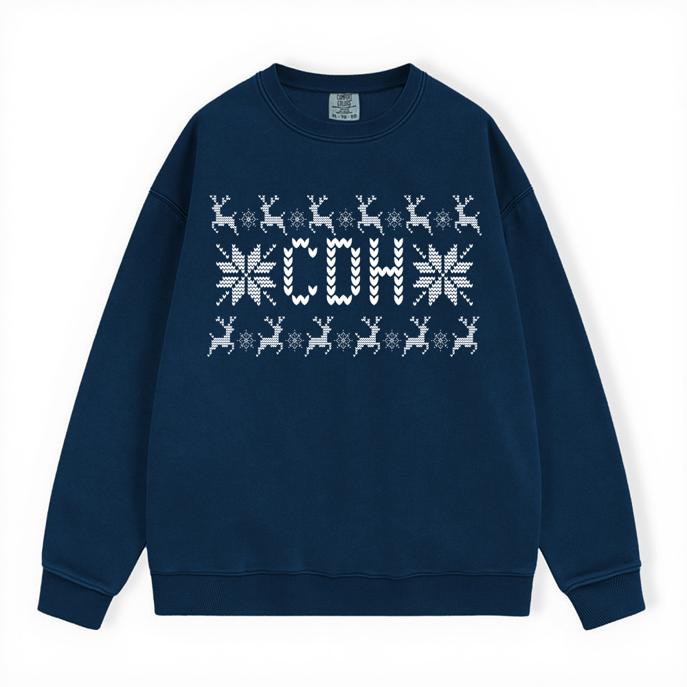 CDH UGLY SWEATER COMFORT COLORS CREWNECK