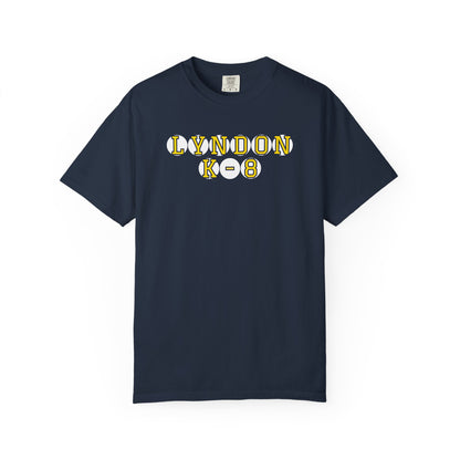 LYNDON K-8 YELLOW PLAYER LETTERS T-SHIRT