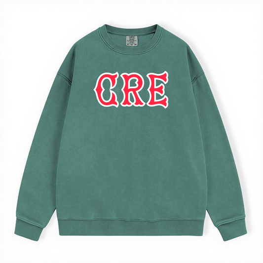 CRE SOX LETTERS CREWNECK